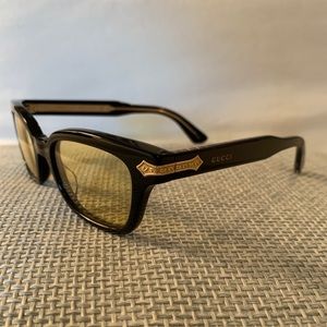 Gucci Rectangular-frame Acetate Sunglasses